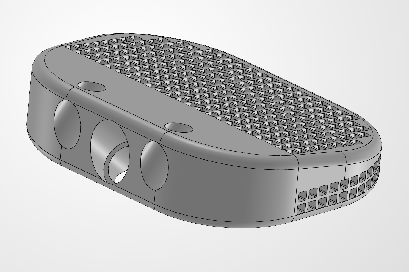 Final lattice geometry, view 1