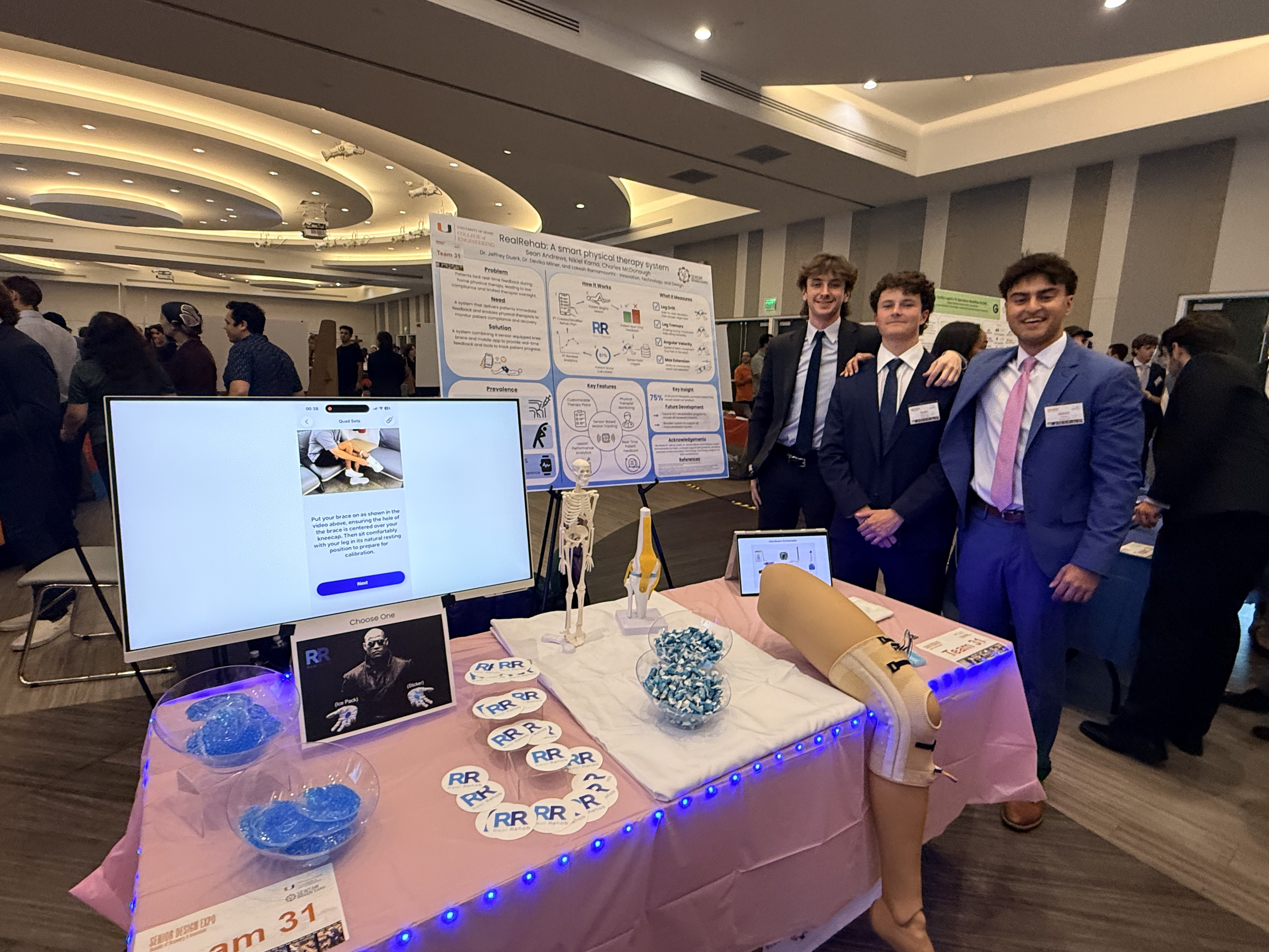 Team at Senior Design Expo