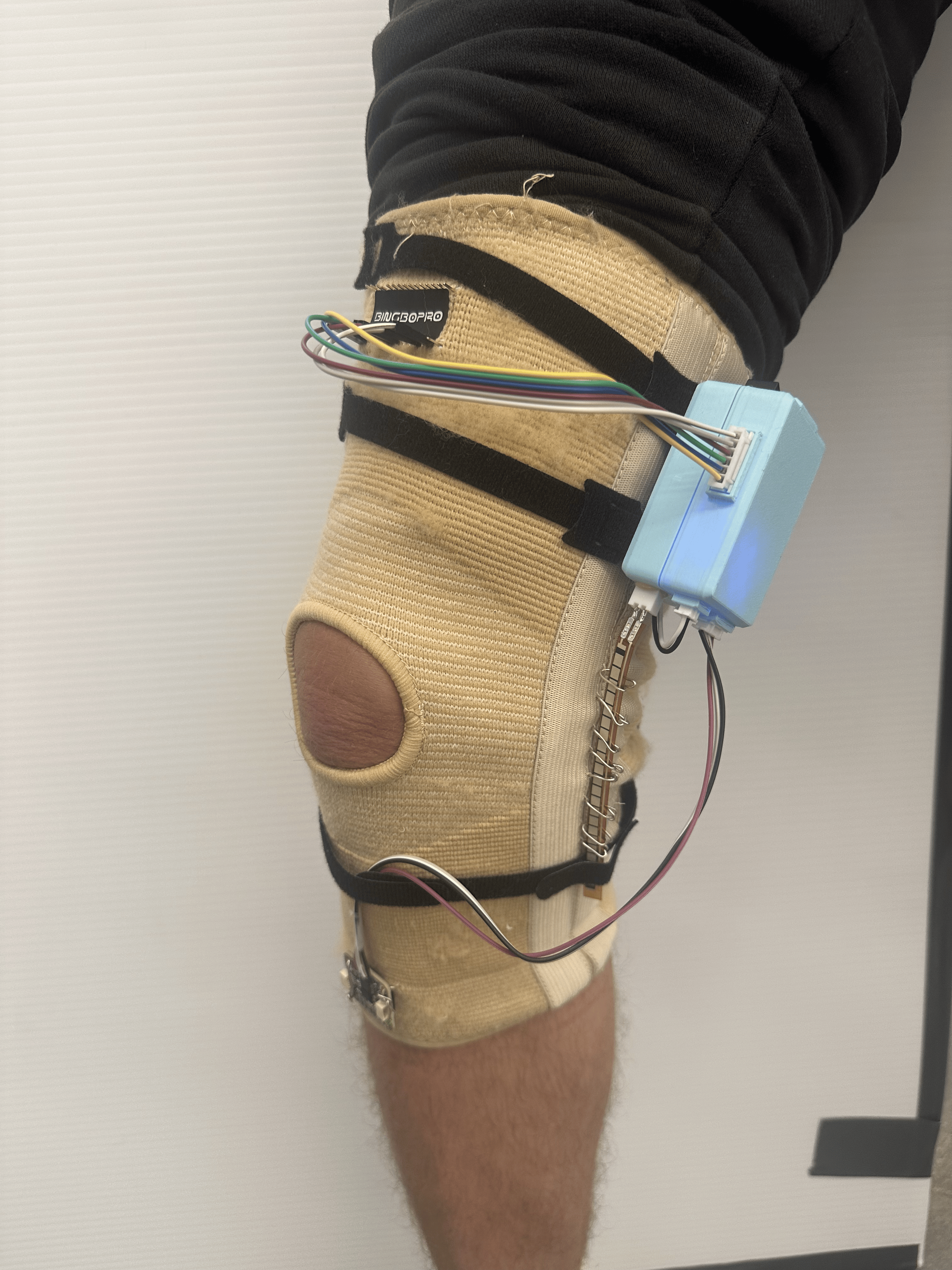 Knee brace side view