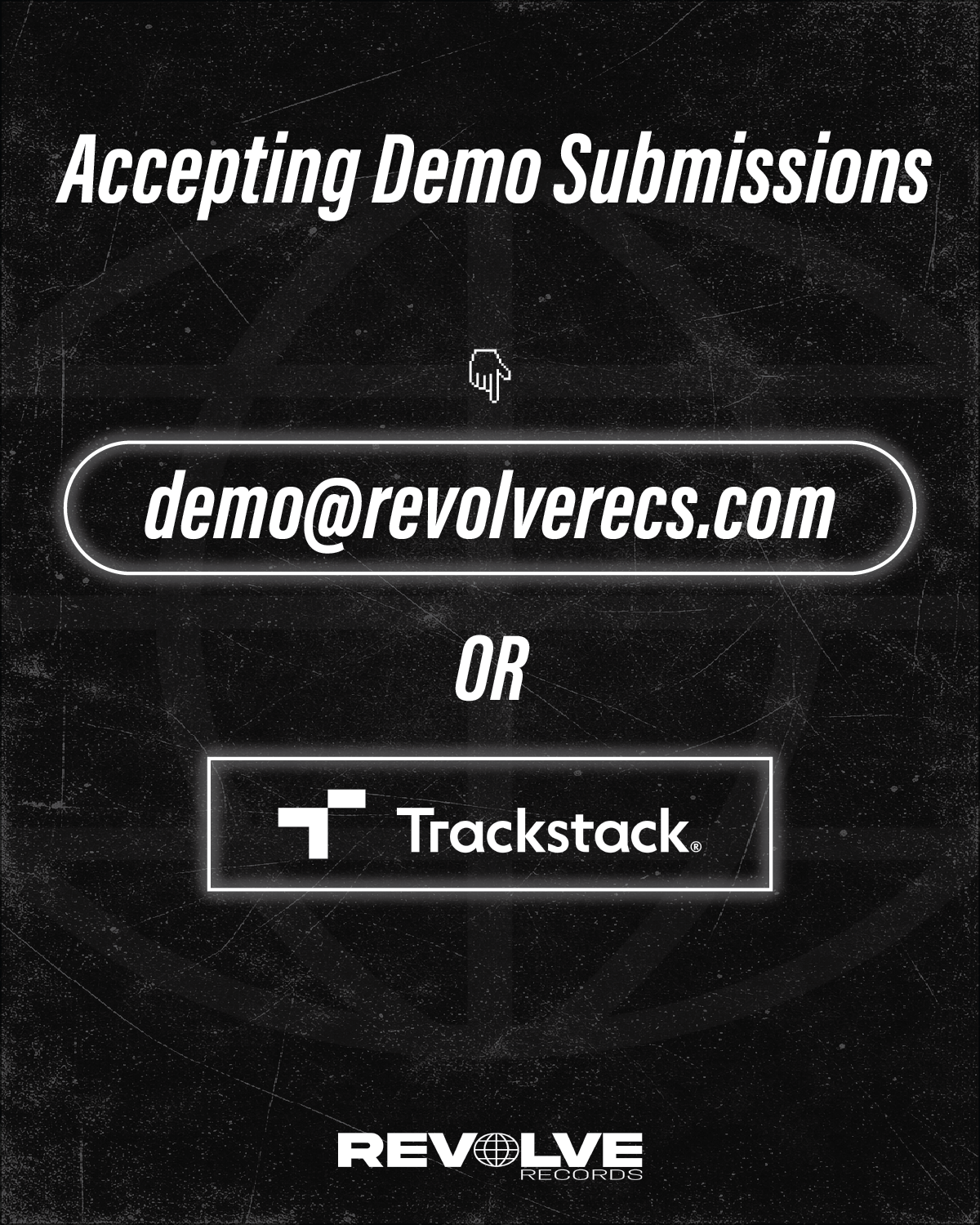Revolve Records demo submissions graphic