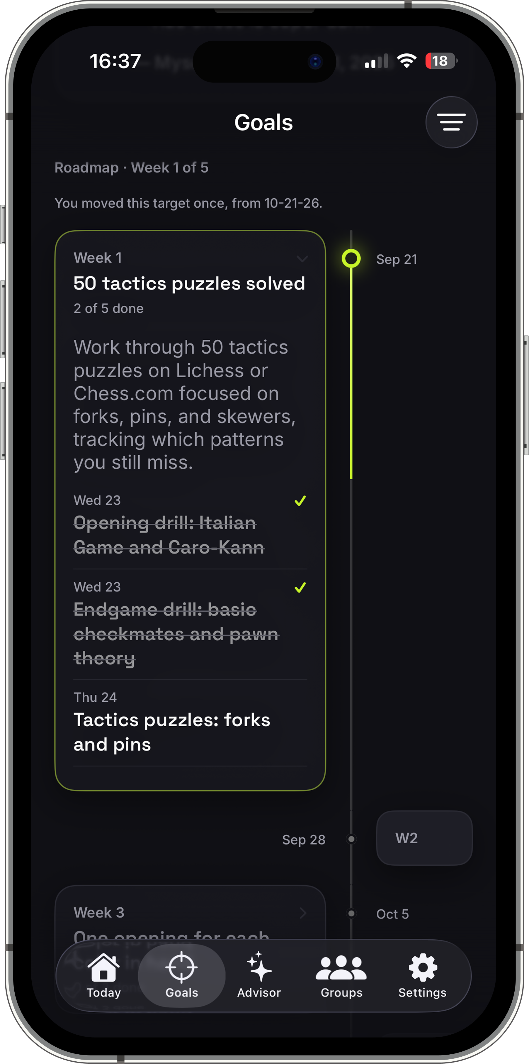 Slump detailed goal roadmap